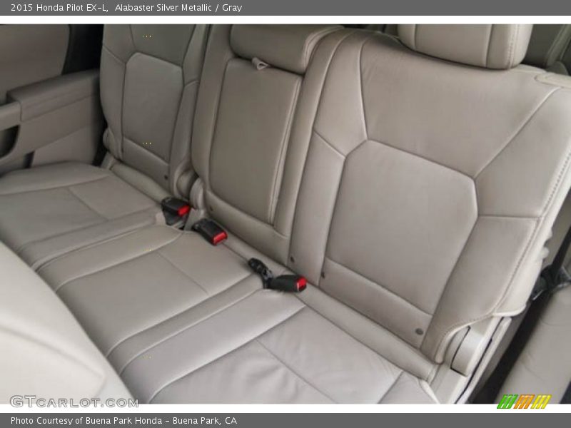 Alabaster Silver Metallic / Gray 2015 Honda Pilot EX-L