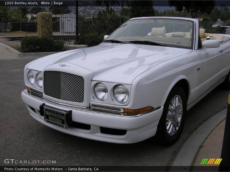 White / Beige 1999 Bentley Azure