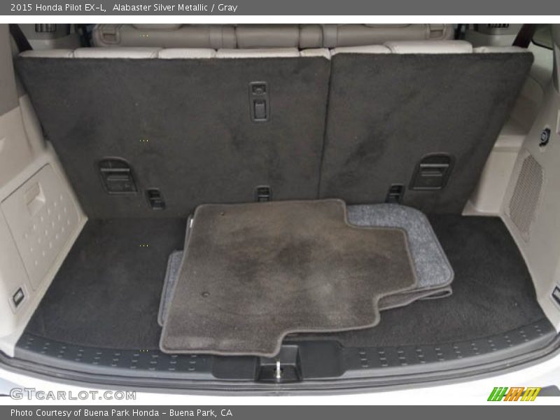 Alabaster Silver Metallic / Gray 2015 Honda Pilot EX-L