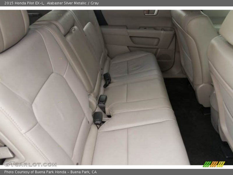 Alabaster Silver Metallic / Gray 2015 Honda Pilot EX-L