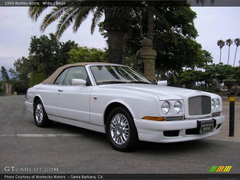 White / Beige 1999 Bentley Azure