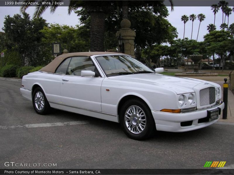White / Beige 1999 Bentley Azure