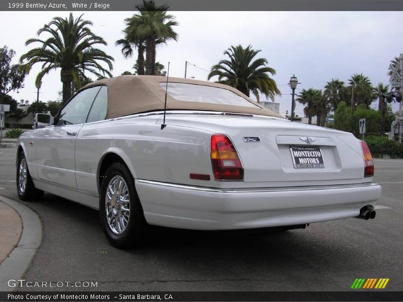 White / Beige 1999 Bentley Azure