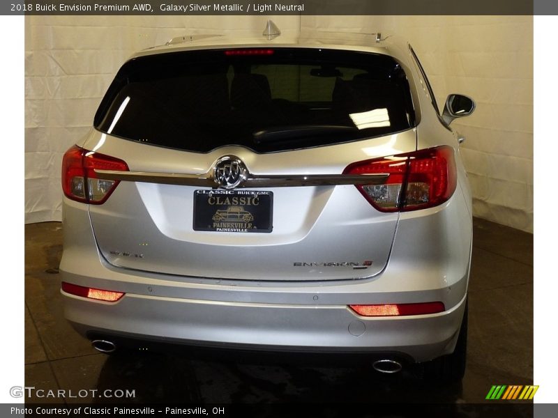 Galaxy Silver Metallic / Light Neutral 2018 Buick Envision Premium AWD