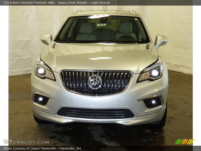 Galaxy Silver Metallic / Light Neutral 2018 Buick Envision Premium AWD