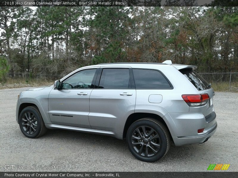 Billet Silver Metallic / Black 2018 Jeep Grand Cherokee High Altitude