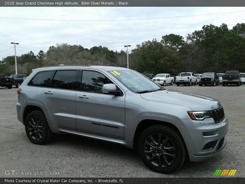 Billet Silver Metallic / Black 2018 Jeep Grand Cherokee High Altitude