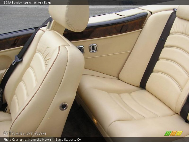 White / Beige 1999 Bentley Azure