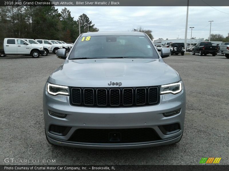 Billet Silver Metallic / Black 2018 Jeep Grand Cherokee High Altitude