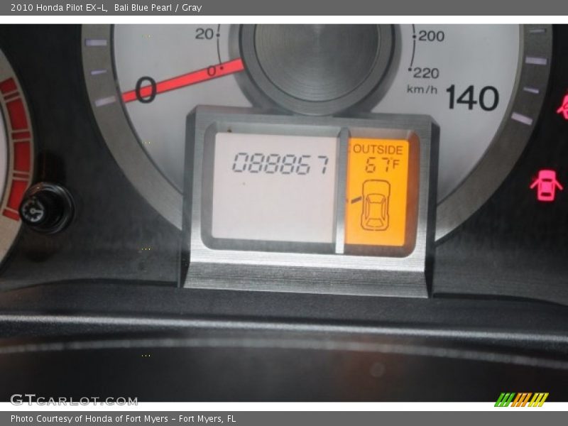 Bali Blue Pearl / Gray 2010 Honda Pilot EX-L