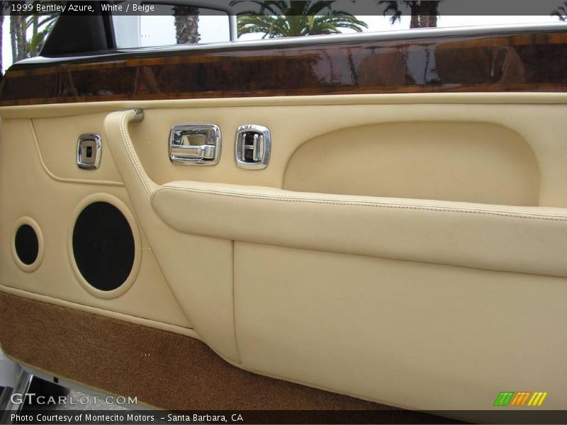 White / Beige 1999 Bentley Azure