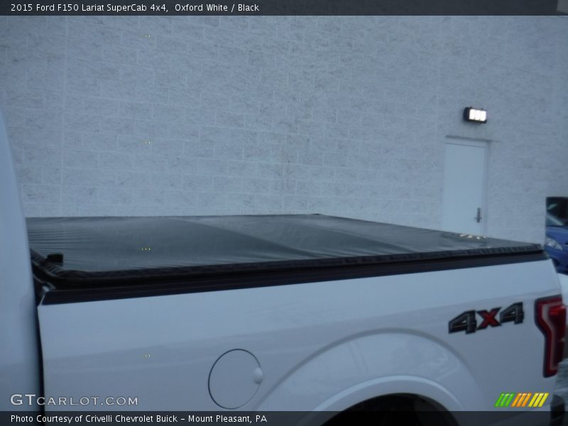 Oxford White / Black 2015 Ford F150 Lariat SuperCab 4x4