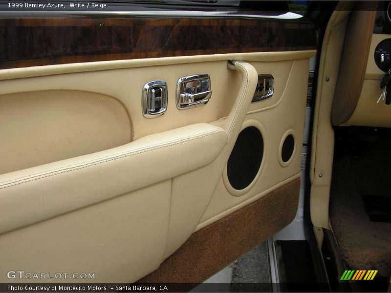 White / Beige 1999 Bentley Azure