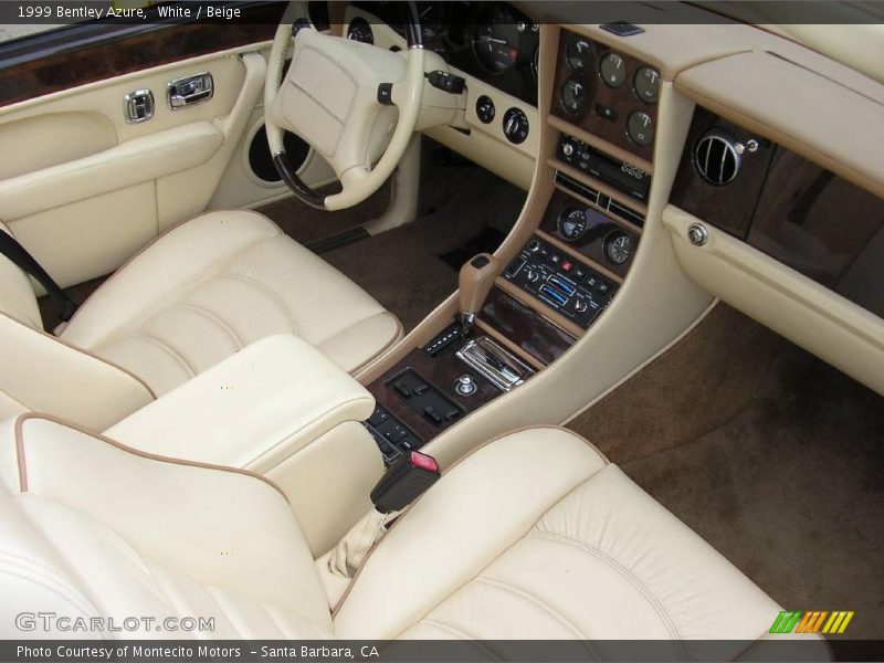 White / Beige 1999 Bentley Azure