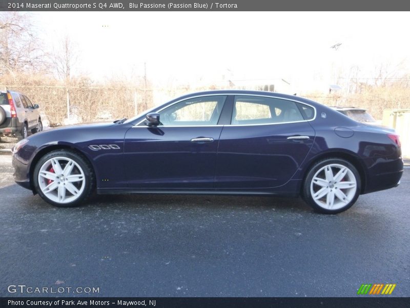 Blu Passione (Passion Blue) / Tortora 2014 Maserati Quattroporte S Q4 AWD