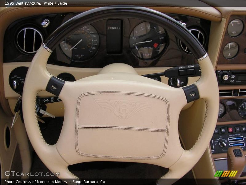 White / Beige 1999 Bentley Azure
