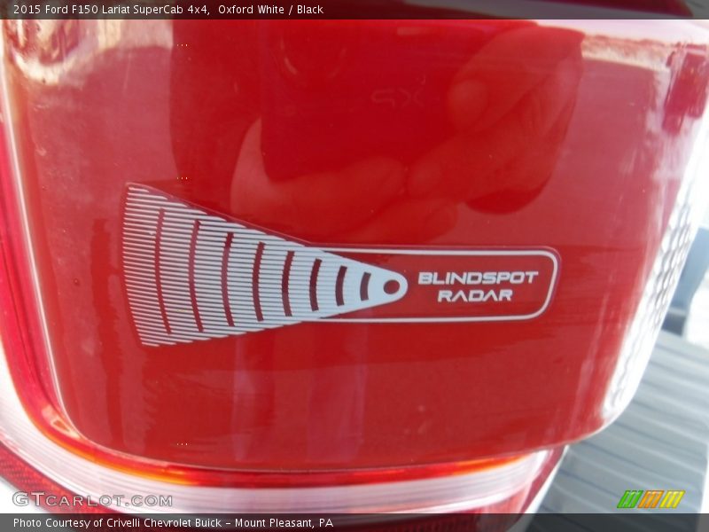 Oxford White / Black 2015 Ford F150 Lariat SuperCab 4x4