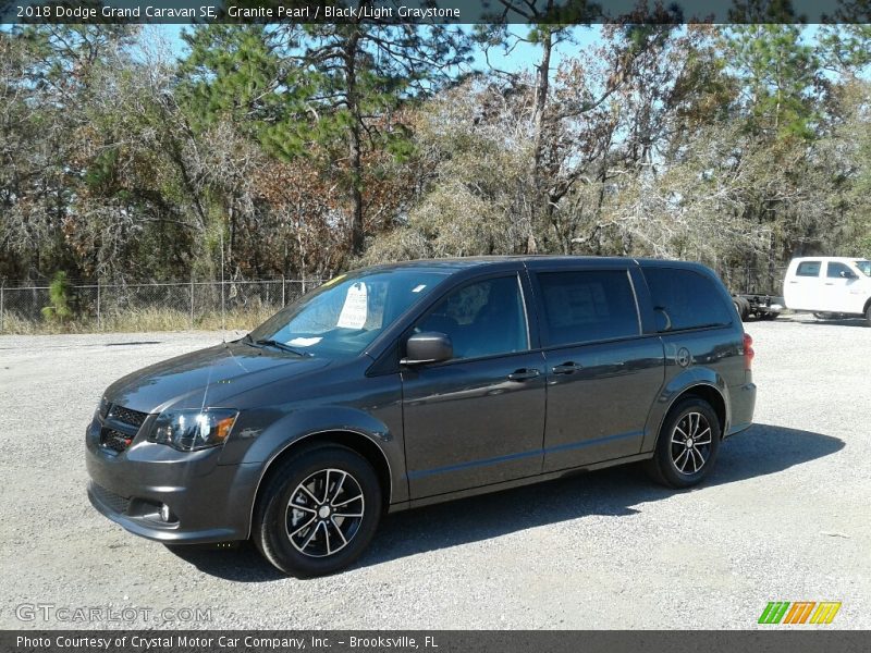 Granite Pearl / Black/Light Graystone 2018 Dodge Grand Caravan SE