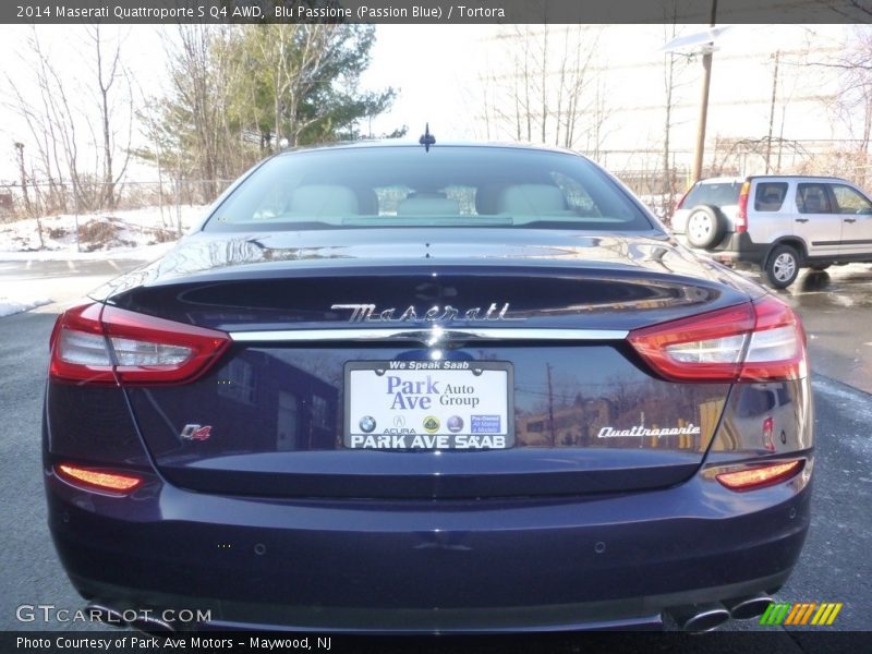 Blu Passione (Passion Blue) / Tortora 2014 Maserati Quattroporte S Q4 AWD