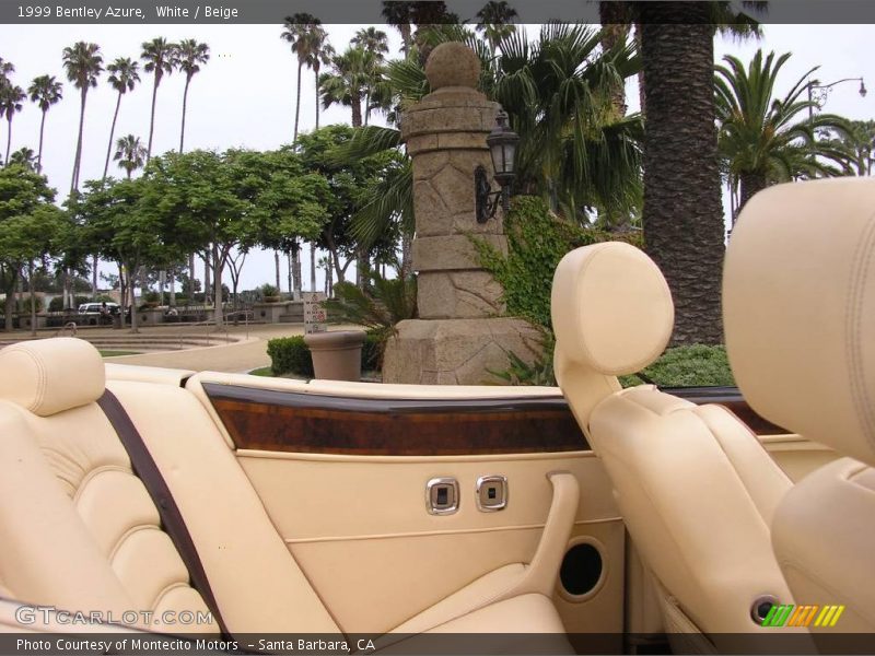 White / Beige 1999 Bentley Azure