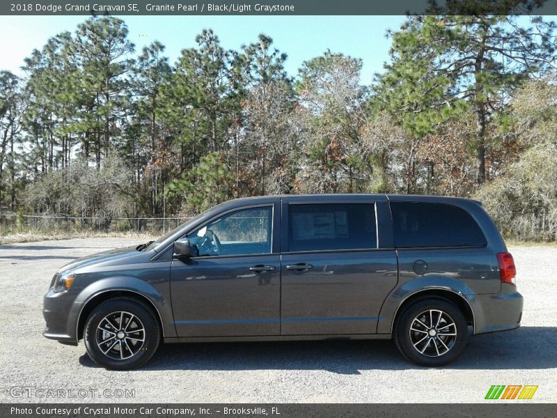 Granite Pearl / Black/Light Graystone 2018 Dodge Grand Caravan SE