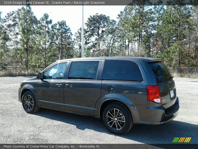 Granite Pearl / Black/Light Graystone 2018 Dodge Grand Caravan SE