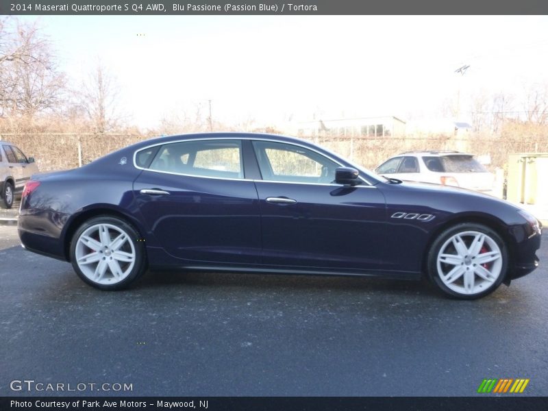 Blu Passione (Passion Blue) / Tortora 2014 Maserati Quattroporte S Q4 AWD