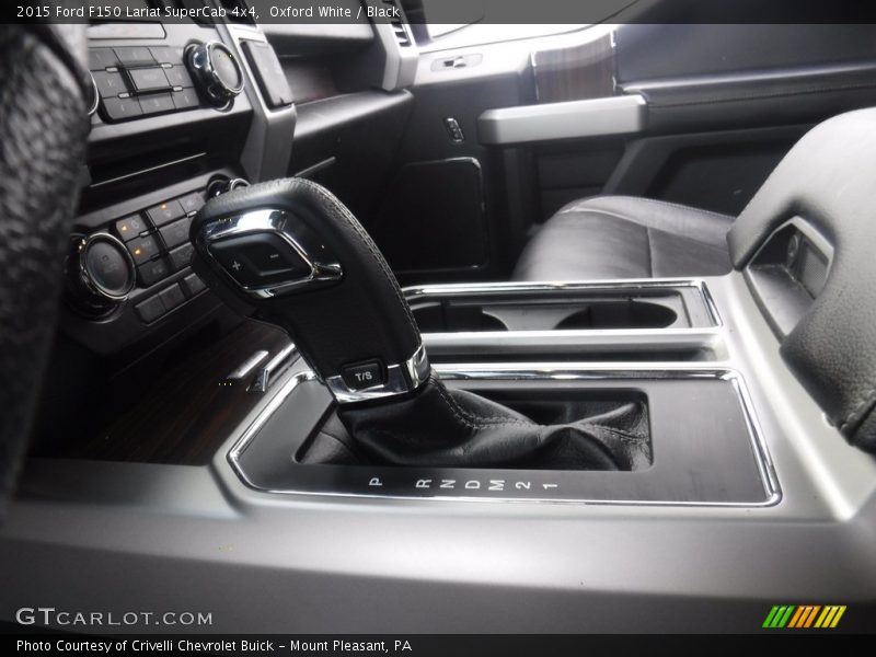 Oxford White / Black 2015 Ford F150 Lariat SuperCab 4x4