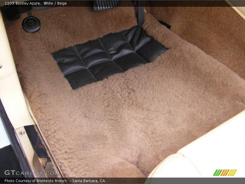 White / Beige 1999 Bentley Azure