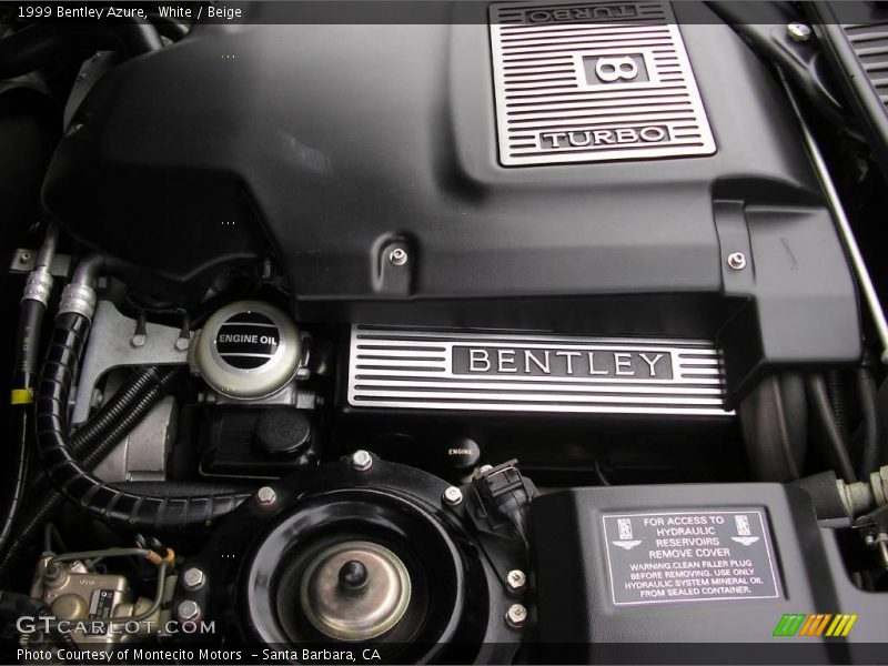 White / Beige 1999 Bentley Azure