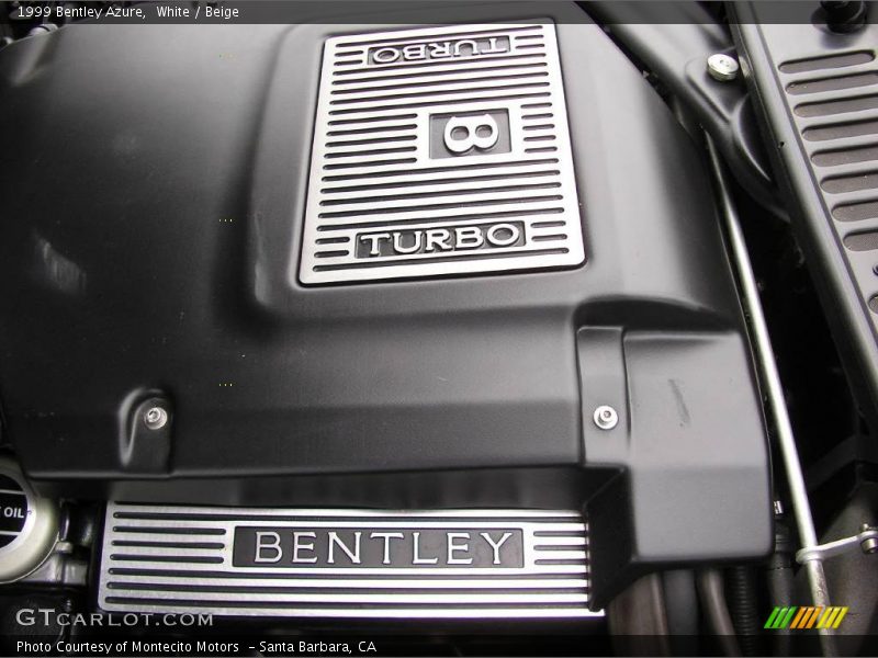 White / Beige 1999 Bentley Azure