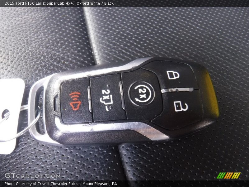 Oxford White / Black 2015 Ford F150 Lariat SuperCab 4x4