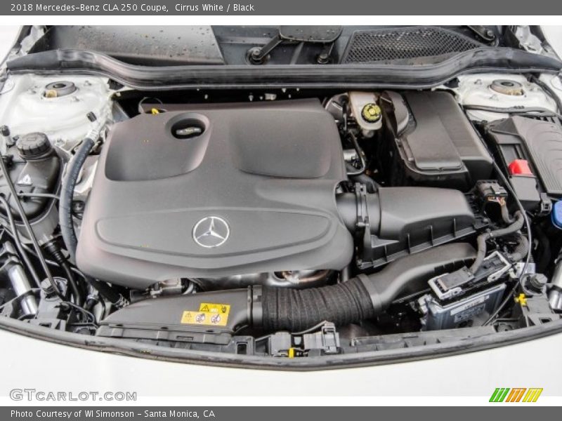 Cirrus White / Black 2018 Mercedes-Benz CLA 250 Coupe