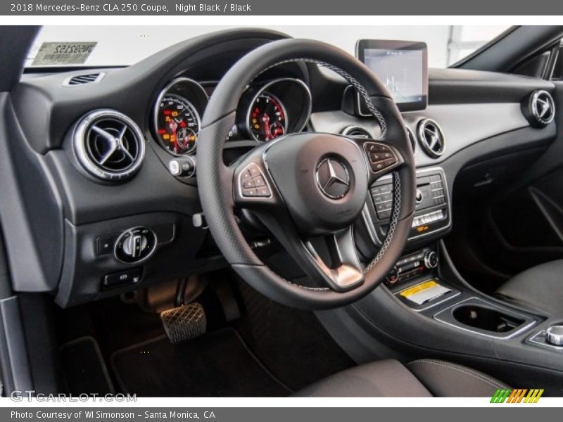 Night Black / Black 2018 Mercedes-Benz CLA 250 Coupe