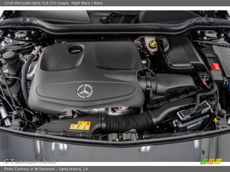 Night Black / Black 2018 Mercedes-Benz CLA 250 Coupe