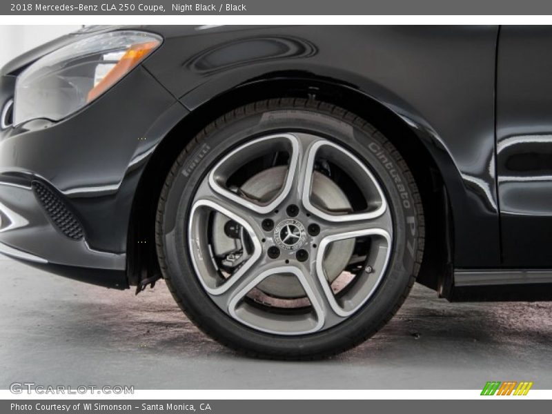 Night Black / Black 2018 Mercedes-Benz CLA 250 Coupe