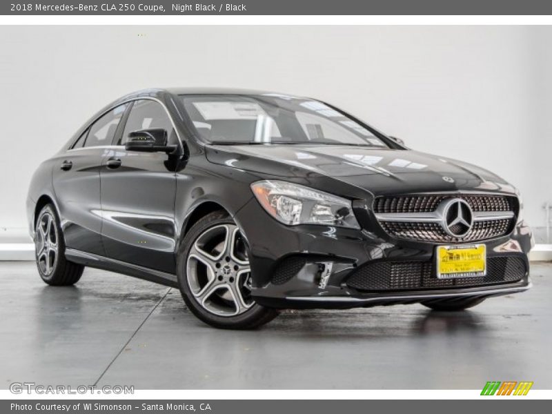 Night Black / Black 2018 Mercedes-Benz CLA 250 Coupe