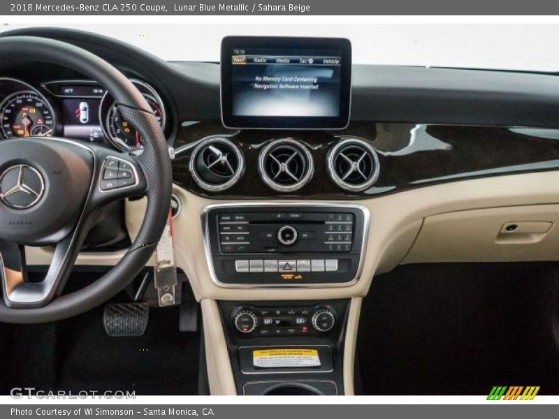 Lunar Blue Metallic / Sahara Beige 2018 Mercedes-Benz CLA 250 Coupe