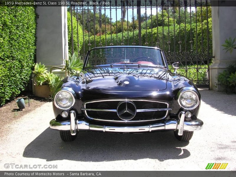 Black / Red 1959 Mercedes-Benz SL Class 190 SL Roadster