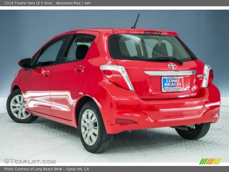 Absolutely Red / Ash 2014 Toyota Yaris LE 5 Door