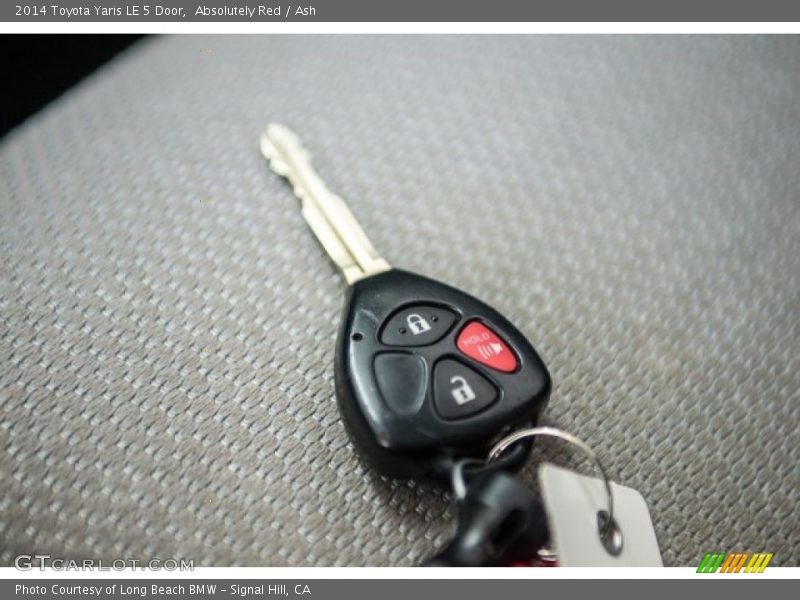 Absolutely Red / Ash 2014 Toyota Yaris LE 5 Door