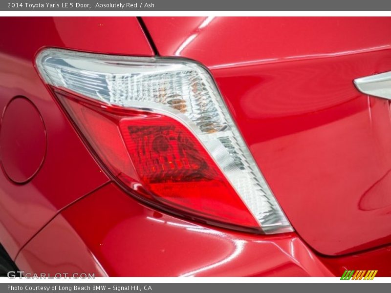 Absolutely Red / Ash 2014 Toyota Yaris LE 5 Door