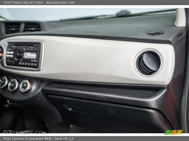 Absolutely Red / Ash 2014 Toyota Yaris LE 5 Door