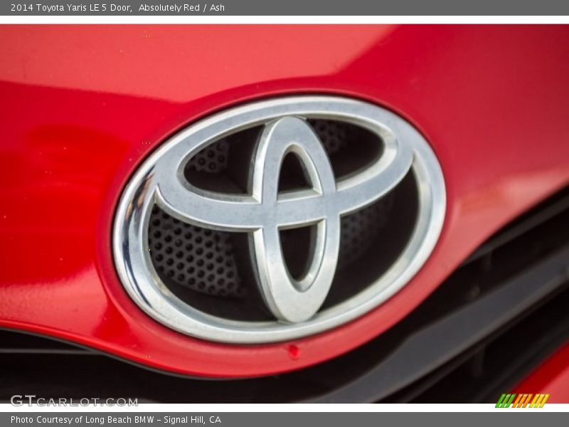 Absolutely Red / Ash 2014 Toyota Yaris LE 5 Door