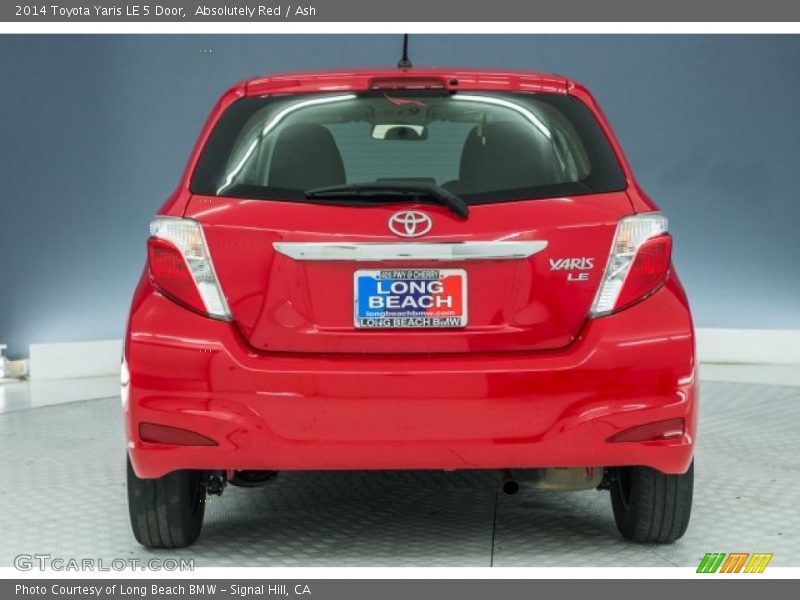 Absolutely Red / Ash 2014 Toyota Yaris LE 5 Door