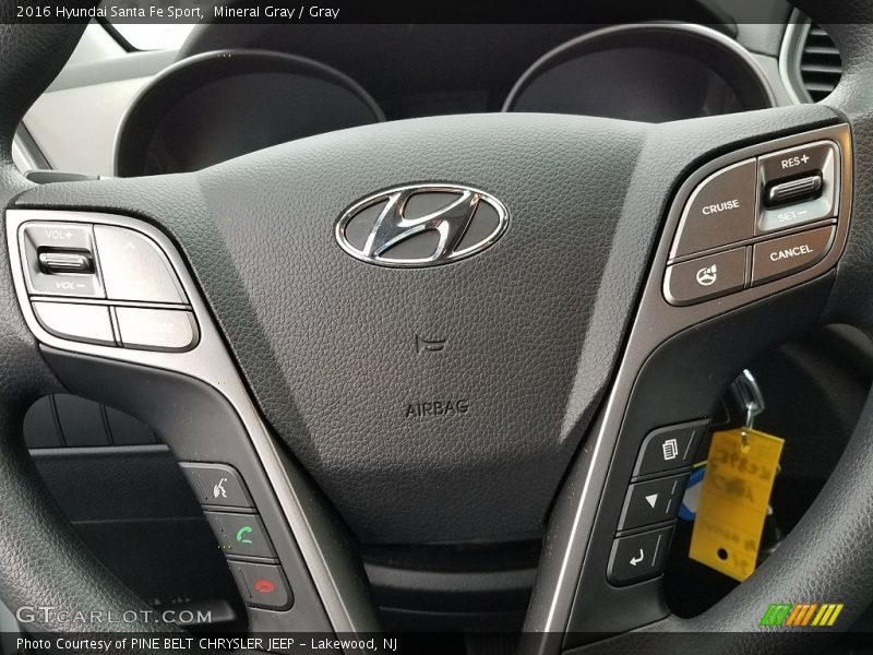 Mineral Gray / Gray 2016 Hyundai Santa Fe Sport