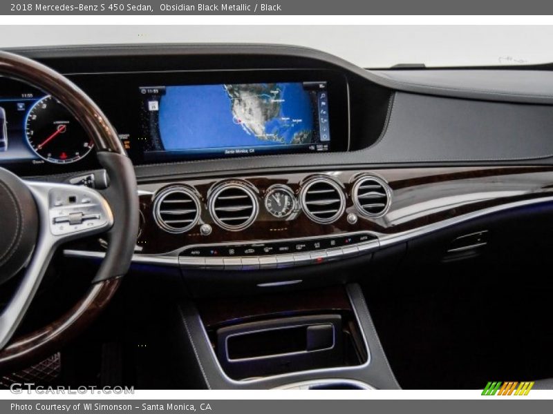 Obsidian Black Metallic / Black 2018 Mercedes-Benz S 450 Sedan