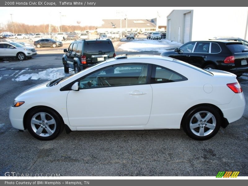 Taffeta White / Ivory 2008 Honda Civic EX Coupe