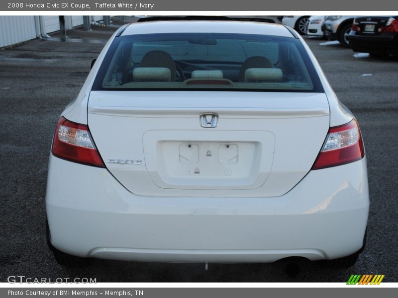 Taffeta White / Ivory 2008 Honda Civic EX Coupe