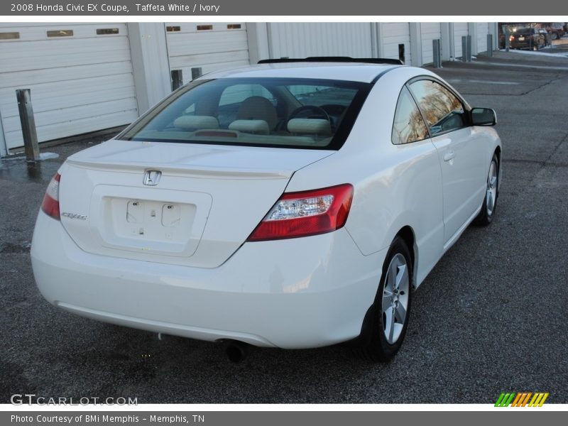 Taffeta White / Ivory 2008 Honda Civic EX Coupe